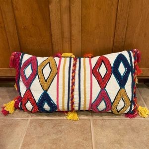 Aztec Color Throw Pillow